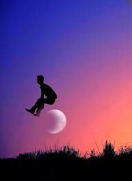 прыгать на луне